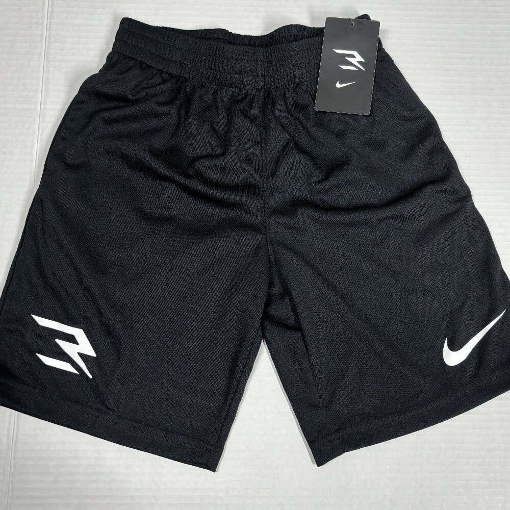 Brand New Nike Russell Wilson Collection Boys Shorts Black Size Small 8-10 Yrs